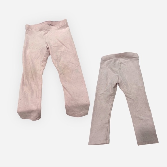 Cat & Jack All Cotton Blue Dress & 3 Pairs Leggings - Picture 6 of 6